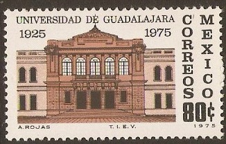Mexico 1975 University Anniversary Stamp. SG1347.