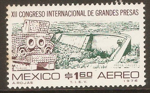 Mexico 1976 1p.60 Great Dams Congress. SG1370.