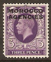 Morocco Agencies 1935 3d Violet. SG70.