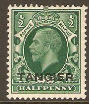 Tangier 1934 d Green. SG235.