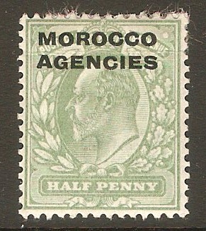 Morocco Agencies 1907 d Pale yellowish green. SG31.