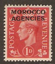 Morocco Agencies 1949 1d Pale scarlet. SG78.