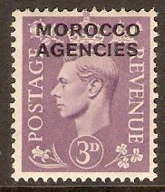 Morocco Agencies 1949 3d Pale violet. SG82.