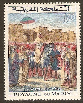 Morocco 1964 1d Coronation Anniversary. SG147.