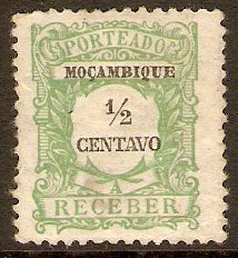 Mozambique 1917 c Yellow-green Postage Due. SGD246.