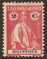 Mozambique 1919 2c Carmine. SG269.