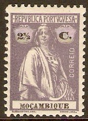 Mozambique 1919 2c Violet. SG271.