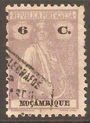 Mozambique 1919 6c Mauve. SG275.