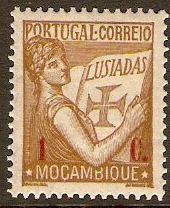 Mozambique 1933 1c Yellow-brown. SG330.