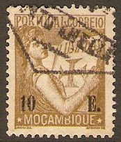 Mozambique 1933 10E Olive-sepia. SG349.