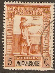 Mozambique 1938 5c Orange-brown. SG352.
