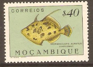 Mozambique 1951 40c Fishes Series. SG445.