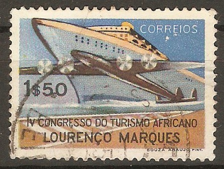Mozambique 1952 1E.50 African Tourist Congress. SG467.