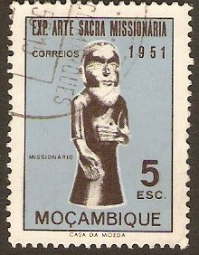 Mozambique 1953 5E Missionary Art Series. SG471.