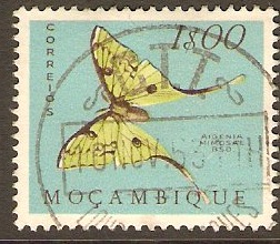 Mozambique 1953 1E Butterfly and Moth Series. SG479.