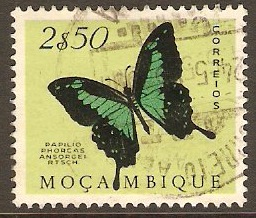 Mozambique 1953 2E.50 Butterfly and Moth Series. SG483.