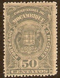 Mozambique Company 1919 50c Grey Postage Due. SG226A.