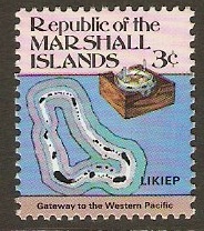 Marshall Islands 1984 3c Maps Series. SG6.