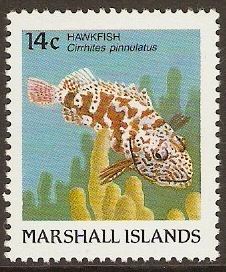 Marshall Islands 1988 14c Fishes Series. SG149.