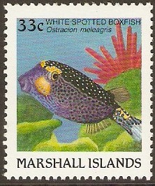 Marshall Islands 1988 33c Fishes Series. SG154.