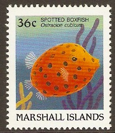 Marshall Islands 1988 36c Fishes Series. SG155.