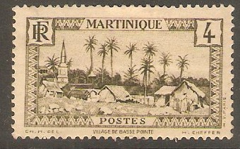 Martinique 1933 4c Bronze-green. SG137.