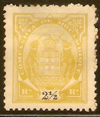 Mozambique Company 1895 2r Olive-yellow. SG33.