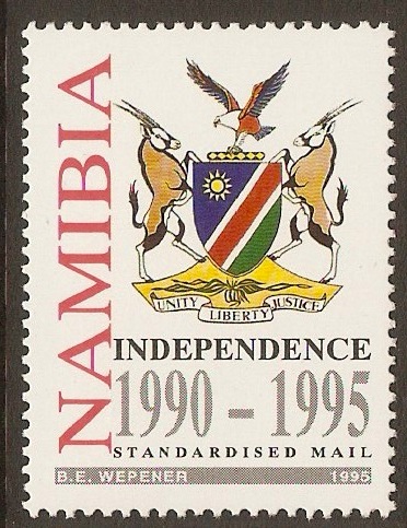 Namibia 1995 Independence Anniversary stamp. SG662.