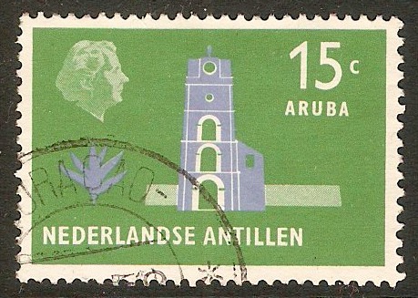 Netherlands Antilles 1958 15c Cultural series. SG377a. - Click Image to Close