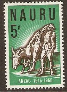 Nauru 1965 5d Gallipoli Landing Anniversary Stamp. SG65. - Click Image to Close