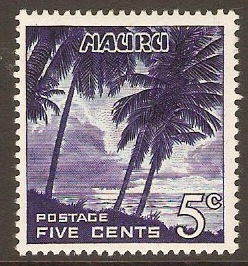 Nauru 1966 5c Deep ultramarine. SG70