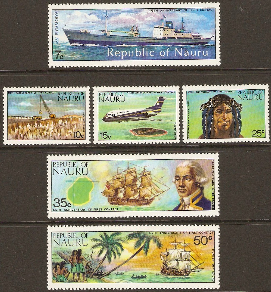 Nauru 1974 First Contact Anniversary Set. SG116-SG121.