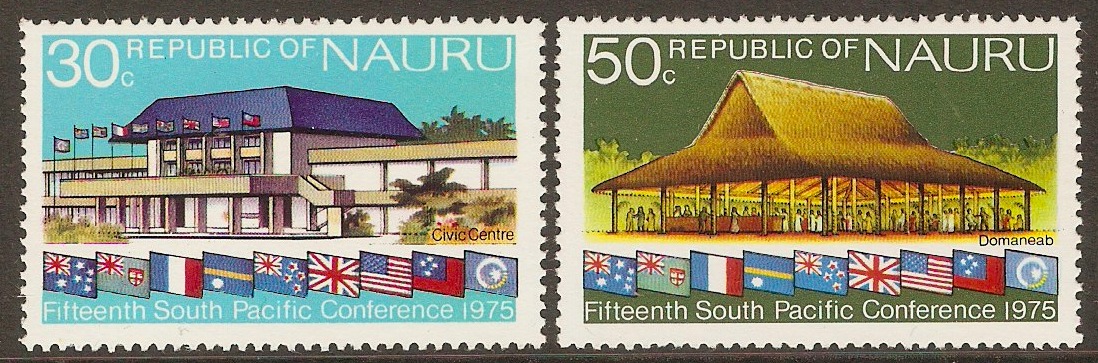 Nauru 1975 South Pacific Commission Conf. set. SG137-SG138.