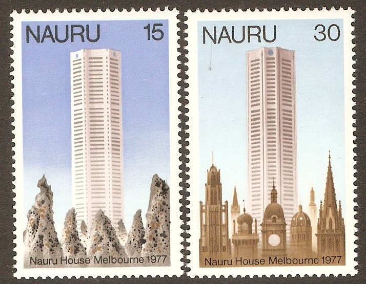 Nauru 1977 Nauru House Opening set. SG159-SG160. - Click Image to Close
