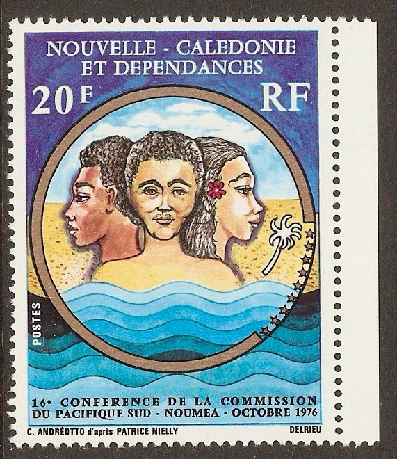 New Caledonia 1976 20f South Pacific Conference. SG573.
