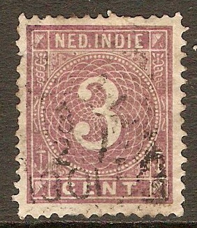 Netherlands Indies 1883 3c Purple. SG90.