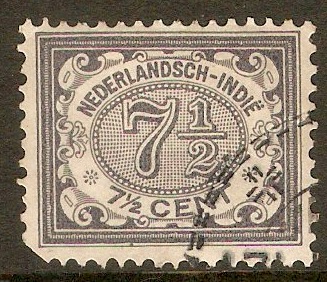 Netherlands Indies 1902 7c Slate. SG127.