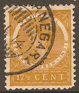 Netherlands Indies 1902 17c Bistre. SG131.