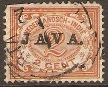 Netherlands Indies 1908 2c Brown. SG144.