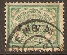 Netherlands Indies 1908 2c Green. SG145.