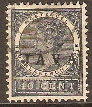 Netherlands Indies 1908 10c Slate-blue. SG149.
