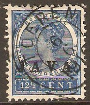 Netherlands Indies 1908 12c Deep blue. SG150.