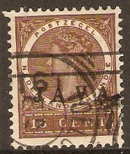 Netherlands Indies 1908 15c Brown. SG151.