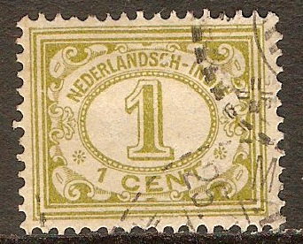 Netherlands Indies 1912 1c Olive-green. SG209.