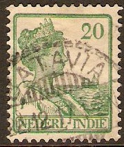 Netherlands Indies 1912 20c Green. SG219.