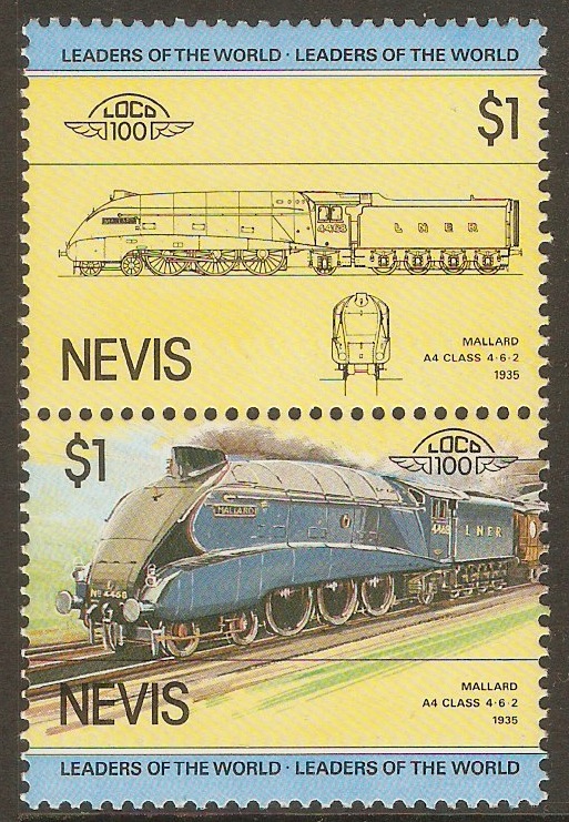 Nevis 1983 $1 Railway Locos (1st. Series). SG142-SG143.