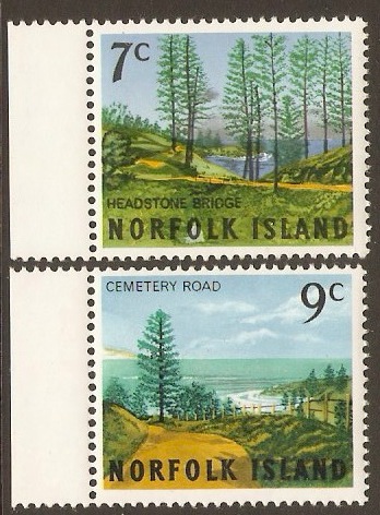 Norfolk Island 1966 Island Views. SG72-SG73.