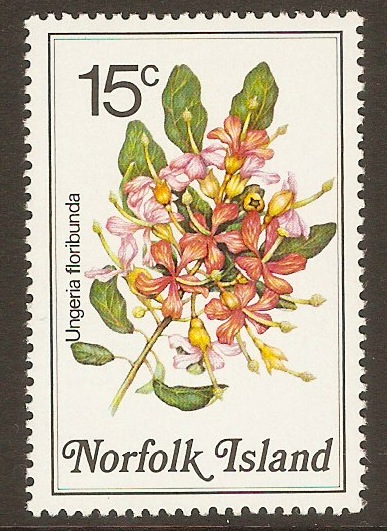 Norfolk Island 1984 15c Flowers series. SG324