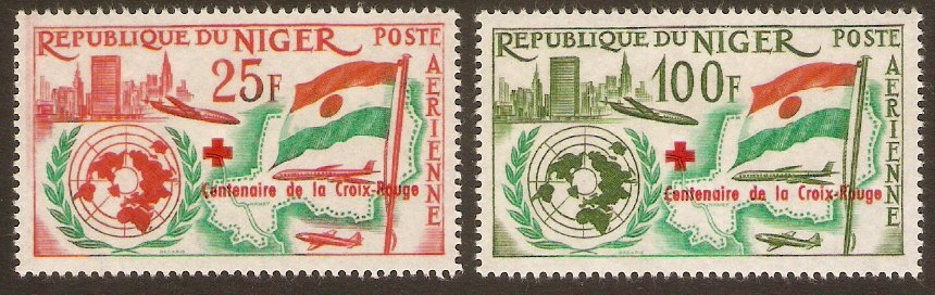 Niger 1961 UN Admission set. SG119-SG120.