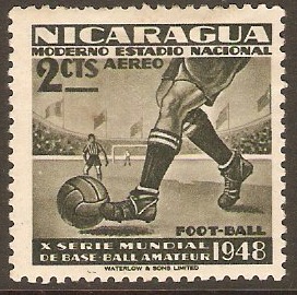 Nicaragua 1949 2c Black. SG1134.